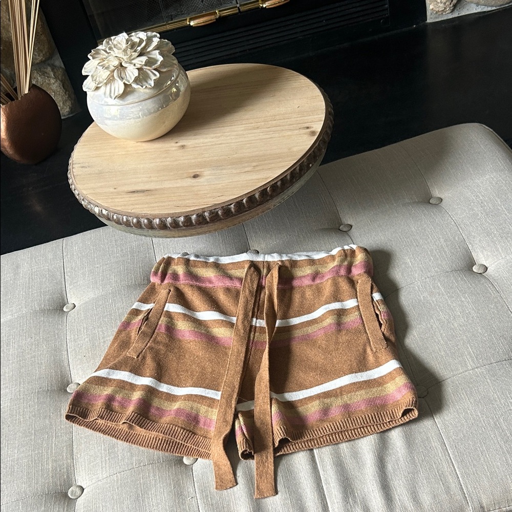 Jen’s Pirate Booty Free People Drawstring Knit Shorts Size XS